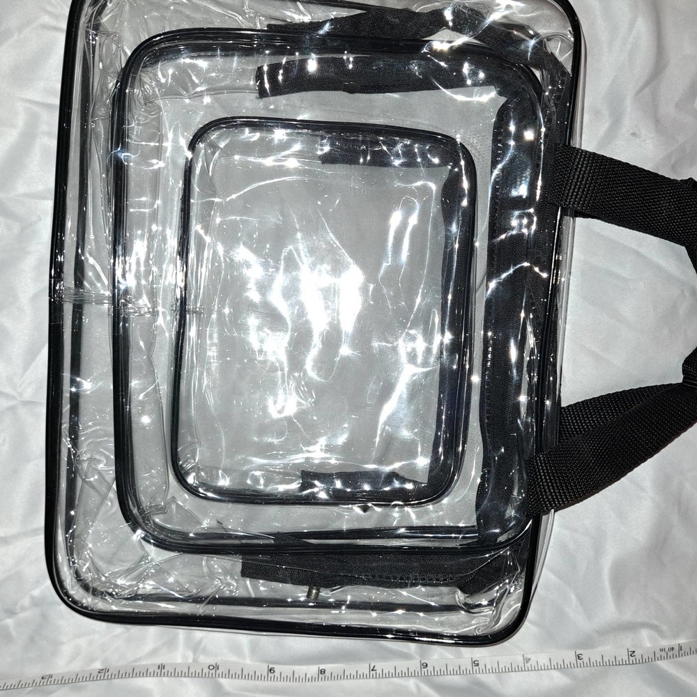 SET of 3 Clear Stadium or Work approved